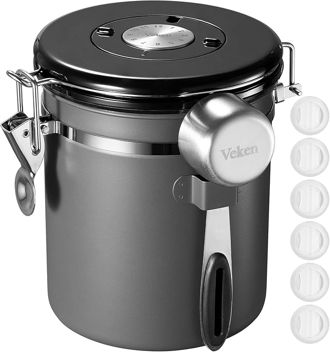 STAINLESS STEEL COFFEE CANISTER